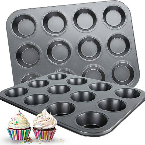 12-Hole Cupcake Baking Tray
