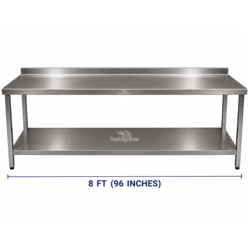 8FT Stainless Steel Work Table