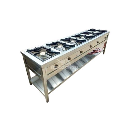 Five Burner Stainless Steel Gas Burner